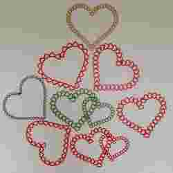 3D-Heart Decoration Made of Small Heart Shapes