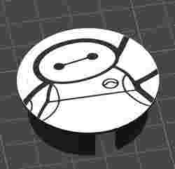 Badge Reel-Baymax