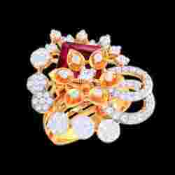 Printable 3D jewelry model of Lady diamond ring