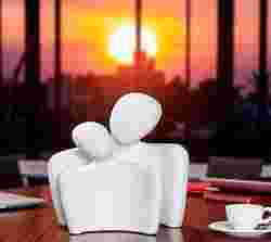 The Embrace of Eternal Love - Sculpture of a Couple in Love -01