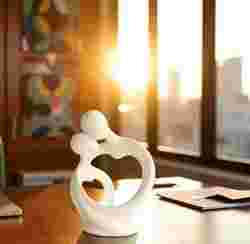 The Embrace of Eternal Love - Sculpture of a Couple in Love -03