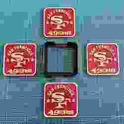 SAN FRANCISCO 49S COASTER. NFL