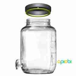 Fermentation lid for 7L LEONARDO beverage dispenser – Holed cap for grommet and for S-shaped airlock