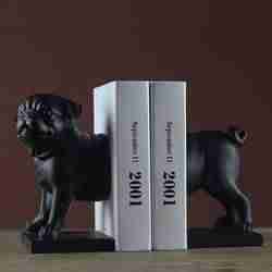 Elegant Pug Bookends – book nook Dog Decor for Home