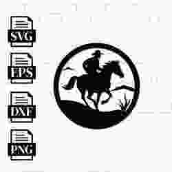 Cowboy Metal Wall Art Laser Cut Files