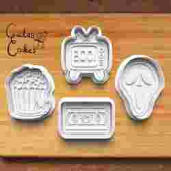 Horror Movie Cookie Cutter set 0950