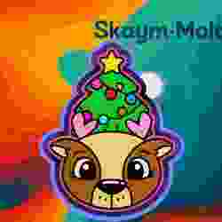 ✨🎄 Reindeer Christmas Tree Cutie Mold – Freshie, Ornament, Resin & Candle Mold