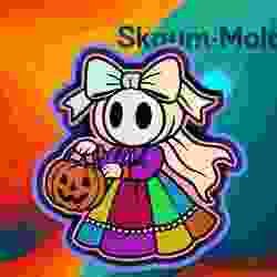 👗🎃 Vintage Pumpkin Dress Girl Mold – Freshie, Ornament, Resin & Candle Mold