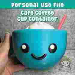 Cafe Coffee Cup Container