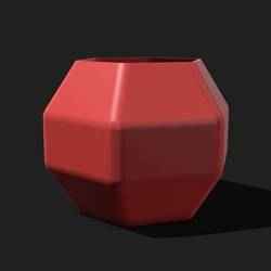 Hexagonal Planter – Minimalist 3D Printed Pot (STL)