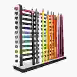 Pencil Holder DXF Files | Laser Cut Wooden Desk Organizer | Minimalist Pen and Marker Stand