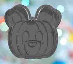 Halloween Mickey Jack O Lantern Cookie Cutter