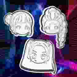 Kpop Demon Hunters - Huntrix (Rumi, Mira, Zoey)