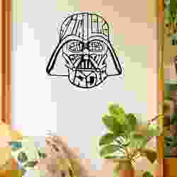 Dark Helmet Art - Wall Art Multicolor