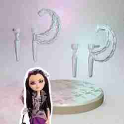 Ever After High Date Night Raven Queen doll earrings replacement