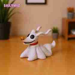 Cute Zero the Ghost Dog - Halloween - Knitted - Crochet