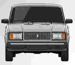 Lada 2107, riva