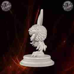 Fierce Monster Bunny Grinning Figurine – SoliDRawinGs SG719