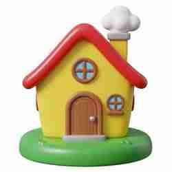 house with fireplace