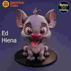 Ed - Hyena / Hyena 3D figure Savanna Cubs Retro Infinity (90mm) : vinyl collectible