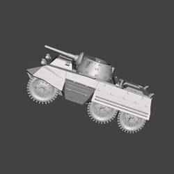 FAN ART GI Joe M8 Greyhound Tank Armored Vehicle