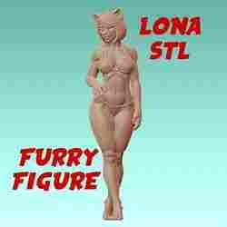 FURRY 3D SCULPTURE - CANVAS