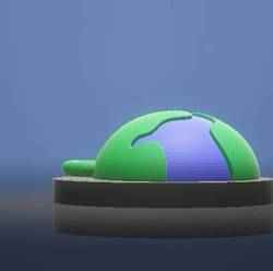3D Earth globe  3d printable model