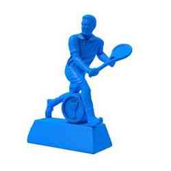 Tennis trophy / Tennis trophy stl / tennis stl / trophy / Tennis Cup