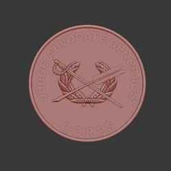 Judge Advocate General's Corps (US Army) 3d relief .stl file