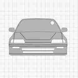 Honda Civic 4g ed ef keychain