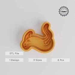 Stingray Shape Cutter & Stamp Set, Cookie & Fondant Decor, Aquatic Ray Design, 3 Sizes, Sea Life Theme