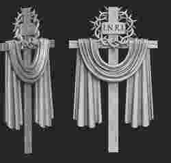 Cross with a Crown of Thorns