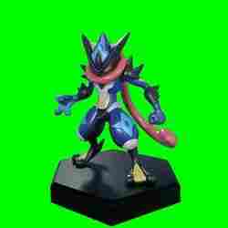 Mega-Greninja figure Y Pokemon Legends Z/A Figure in STL and OBJ sinister legendary transformation legendary pokedex