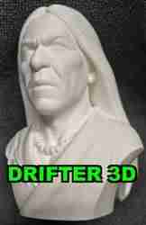 Native American Man Bust 4