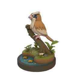 Pidgey – 3D Printable Pokémon Figurine with Nest Diorama