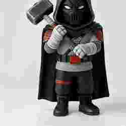 TMNT The Last Ronin Casey Jones tiki statue