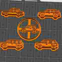 Realistic Car STL Models – Commercial Print License