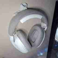 hexagonal headphone holder print in place