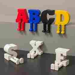 Articulated Letter Set | Full Alphabet, A–Z with Moving Legs | for Home, Office, Educational