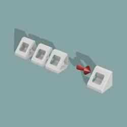 modular socket or switch holder