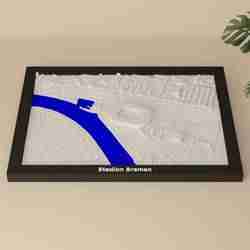 Stadion Bremen, Germany - 3D Miniature