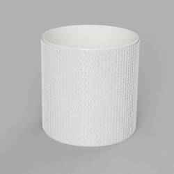 Cylinder vase with geometric structure 3