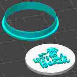 Life's a beach Cookie Cutter & Embosser