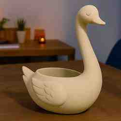 Swan Planter – 3D Printable Elegant Bird Pot for Plants & Home Decor