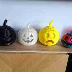 Halloween Pumpkin Lantern Collection – Evil, Smile, Goofy, Scared & Stitch