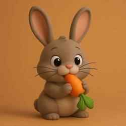 Bunny with carrot