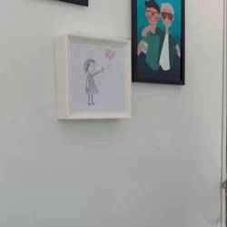 "Suspended Treasures" Frame  - A Hidden Storage Solution with Artistic Charm