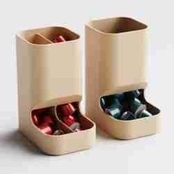 Coffee Capsule Holder - Clear Pattern - Nespresso Vertuo Dolce Gusto Pod Organizer
