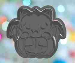 Halloween Bat In Jack O Lantern Cookie Cutter