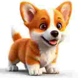 Corgi, dog doll, animal